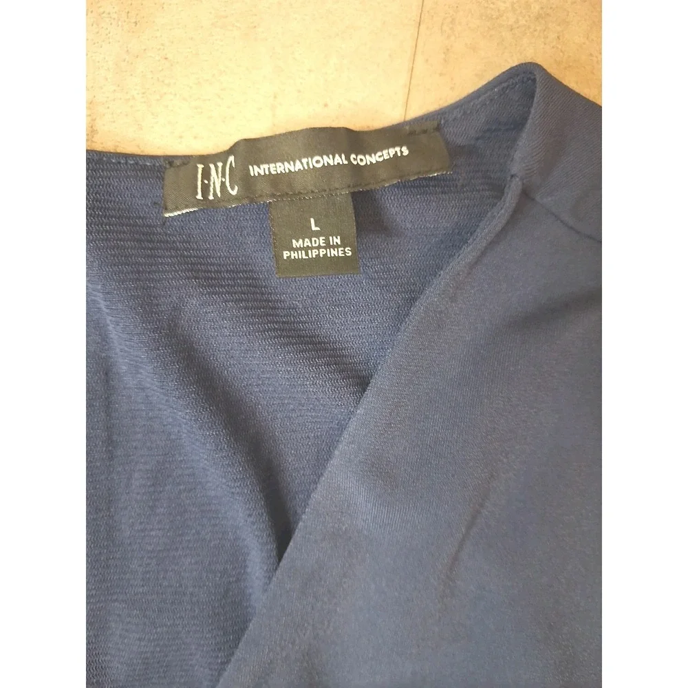 INC Jumpsuit Romper Large Wide Leg Workwear Office Brunch - Picture 8 of 12